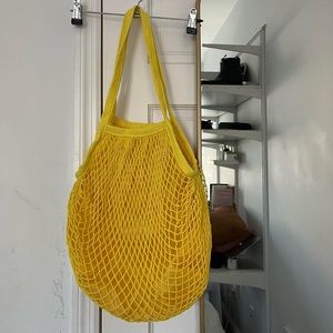 Vintage Brazilian Banana Beach Bag #brazil #beach #bag #banana #yellow
